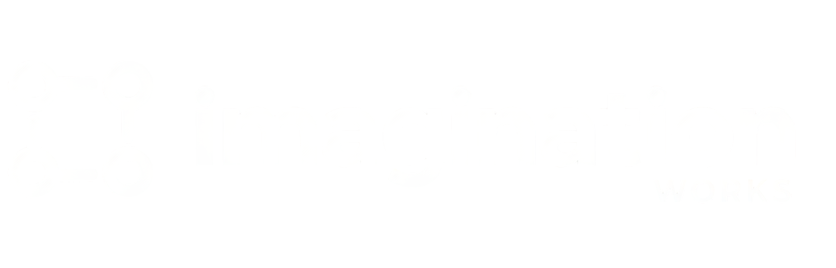 Imagination works white logo
